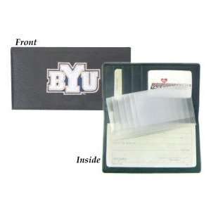  BYU Cougars Embroidered Leather Checkbook Cover