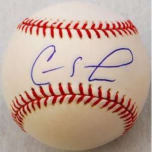  Carlos Lee Autographed Baseball   Autographed Baseballs 