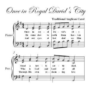   Davids City Elementary Piano Sheet Music Christmas Carol Books