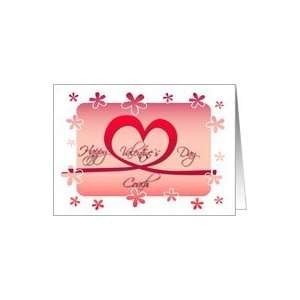  Coach Happy Valentines Day   Heart Ribbon Card Health 