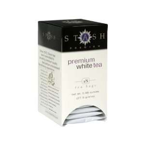  Stash Tea Premium White , 18 Bag (Pack of 6): Health 