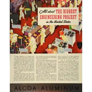  Ad Alcoa Aluminum Commercial Home Kitchen Chefs   Original Print Ad 