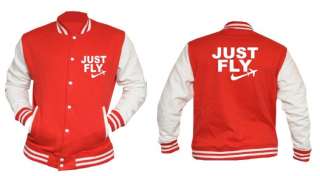   Fly Varsity College Baseball Jacket Wiz Khalifa NEW FREE UK P+P  