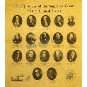  Chief Justices of the U.S. Supreme Court: Office Products