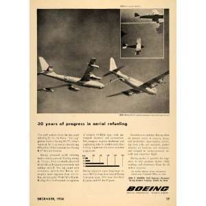  1954 Ad Boeing KC 97 Tankers Refueling U. S. Air Force 
