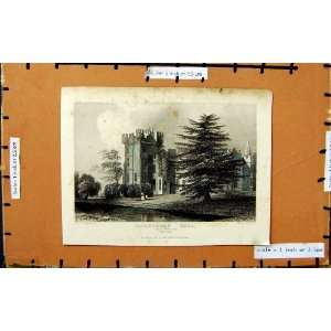   1831 View Faulkbourn Hall Whitman Essex England Print