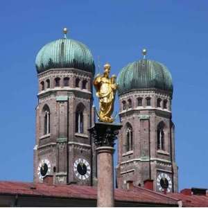   Peel and Stick Wall Decals   Frauenkirche München   Removable Graphic