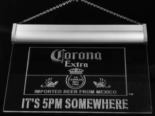 419 b Its 5 pm Somewhere Corona Beer Neon Light Sign  