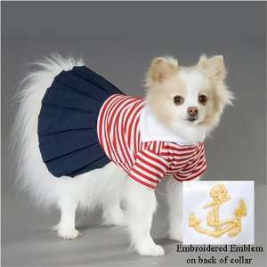  Dog Sailor Girl Dress   Dog Summer Dress X Small: Kitchen 