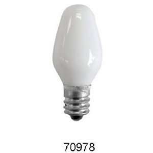   INTL MCO LIMITED 70978 Weatherproof 3PK7W White Night Bulb, Pack of 10