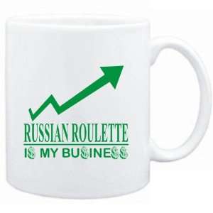  Mug White  Russian Roulette  IS MY BUSINESS  Sports 