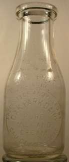 OAK PARK DAIRY EAU CLAIRE WIS WI OLD MILK BOTTLE  