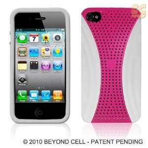   Case Xmatrix Apple iPhone 4 Pink/White Cell Phones & Accessories