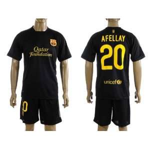  20 afellay away home soccer jersey football uniform: Sports & Outdoors