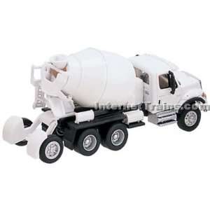   International 7000 4 Axle Cement Mixer Truck   White: Toys & Games