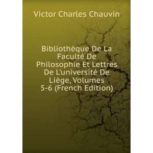   French Edition): Victor Charles Chauvin:  Books