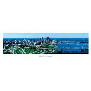 Framed Louisville, Kentucky Panoramic Picture Photograph  