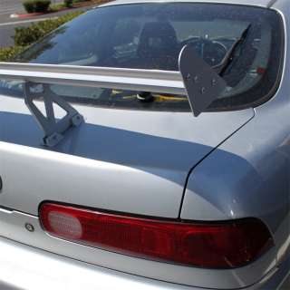 ALUMINUM SILVER GT WING TYPE I STYLE TRUNK REAR SPOILER  