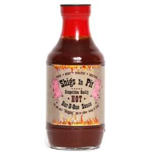 Shigs In Pit Competition Quality HOT BBQ Sauce (18 oz)  