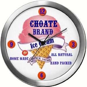  CHOATE 14 Inch Ice Cream Metal Clock Quartz Movement 