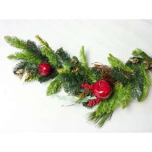  Pack of 2 Apple Berry Pine Artificial Christmas Garlands 