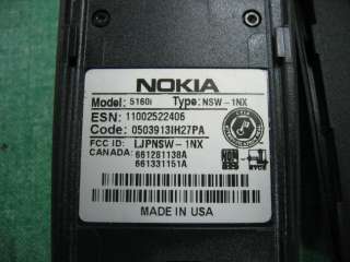 Nokia 5160i Cell Phone  