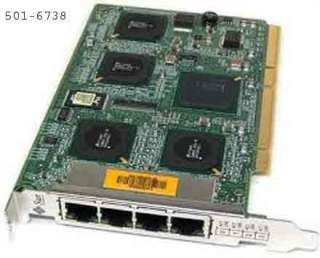 SUN X4445A 501 6738 501 6738 10 Quad GigaSwift PCI X Ethernet Tested 