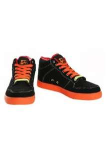  Vlado Spectro 1 Black And Orange High Top Sneakers: Shoes