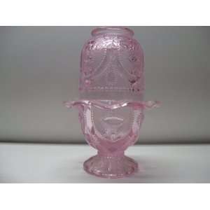 Pink Glass Sweetheart Candly Fairy Lamp