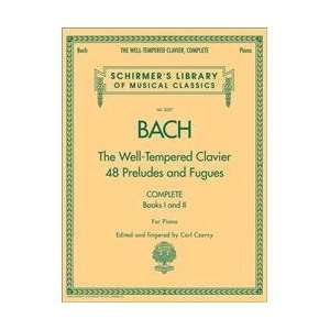  G. Schirmer Well Tempered Clavier Complete Books 1 & 2 for 