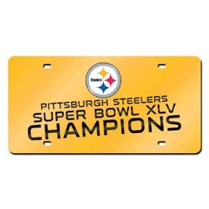  NFL Pittsburgh Steelers 2010 Super Bowl XLV Champion Laser 