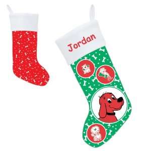    Clifford Holiday Characters Christmas Stocking: Home & Kitchen