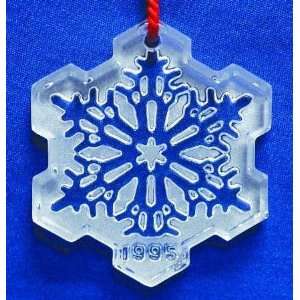  Waterford Crystal 1995 Snow Crystal Ornament Everything 