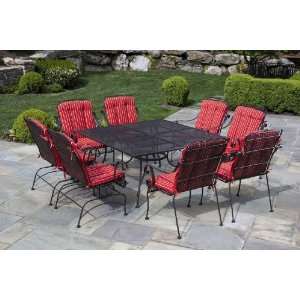  Alfresco Home Highland Park Square Dining Table Group 