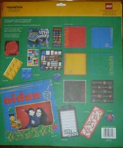 Creative Imaginations Lego 12X12 Scrapbook Page Kit 6 Papers 3 