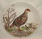 british anchor china partridge dinner plate wild birds of heath