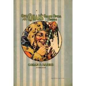  1919 Cover Cohan Harris Grand Opera House Jester Joker 