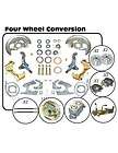 1964 72 Front & Rear Power Disc Brake Conversion Kit For Replacing 