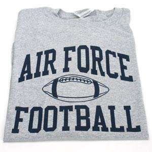  Air Force T shirt   Football, Heather   X Large: Sports 