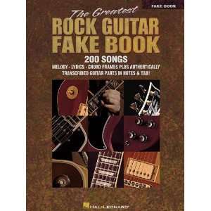   Rock Guitar Fake Book [Plastic Comb]: Hal Leonard Corp.: Books