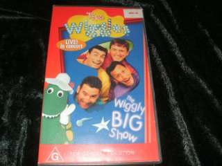 THE WIGGLES WIGGLY BIG SHOW VHS VIDEO PAL~ A RARE FIND~  