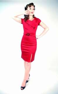 NWT Heartbreaker Fashion Vanessa Wiggle Dress Red Hot!  