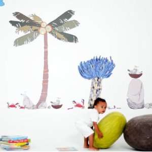  Bounty Beaches Fabric Wall Decals