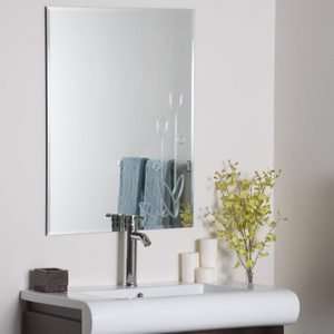  Tulip Flower Inlay Frameless Wall Mirror: Home & Kitchen