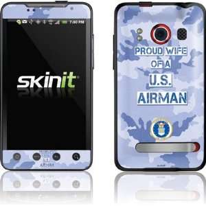   Proud Wife of a U.S. Airman Vinyl Skin for HTC EVO 4G: Electronics