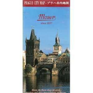  Prague City Map, produced by MOSER, the Finest Shops for 