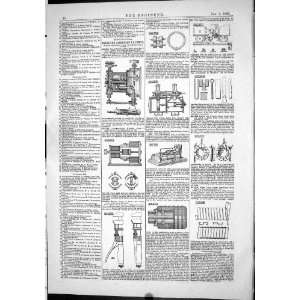  Engineering 1886 American Patents Robins Clark Barnes Weston 