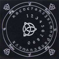 Black Velvet Celtic Pendulum Answer Mat! Pagan, Wiccan!  