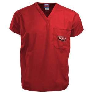  Western Kentucky Hilltoppers Red Scrub Top Sports 