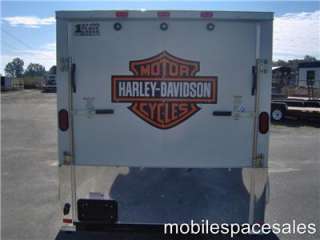   trailer harley Davidson decal 6x10 ramp door toy hauler NEW  